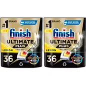 Środki do zmywarek - Finish Ultimate Plus Kapsułki do zmywarki Fresh All in 1 zestaw 72 szt. - miniaturka - grafika 1