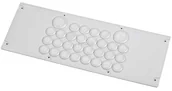 Rozdzielnie elektryczne - Legrand Płyta przepustowa kablowa 493x174mm 29 wejść 036497 036497 - miniaturka - grafika 1