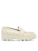 Półbuty damskie - Badura Loafersy AMANTEA-E23-28180NAP Beżowy - miniaturka - grafika 1