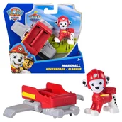 Samochody i pojazdy dla dzieci - Psi Patrol Action Pup Marshall Mała Figurka Piesek + Mini Pojazd Deskorolka Hoverboard - miniaturka - grafika 1
