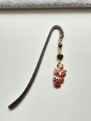 Zakładki do książek - Antyczna Zakładka Do Książki Sowa Serce Hematyt - miniaturka - grafika 1