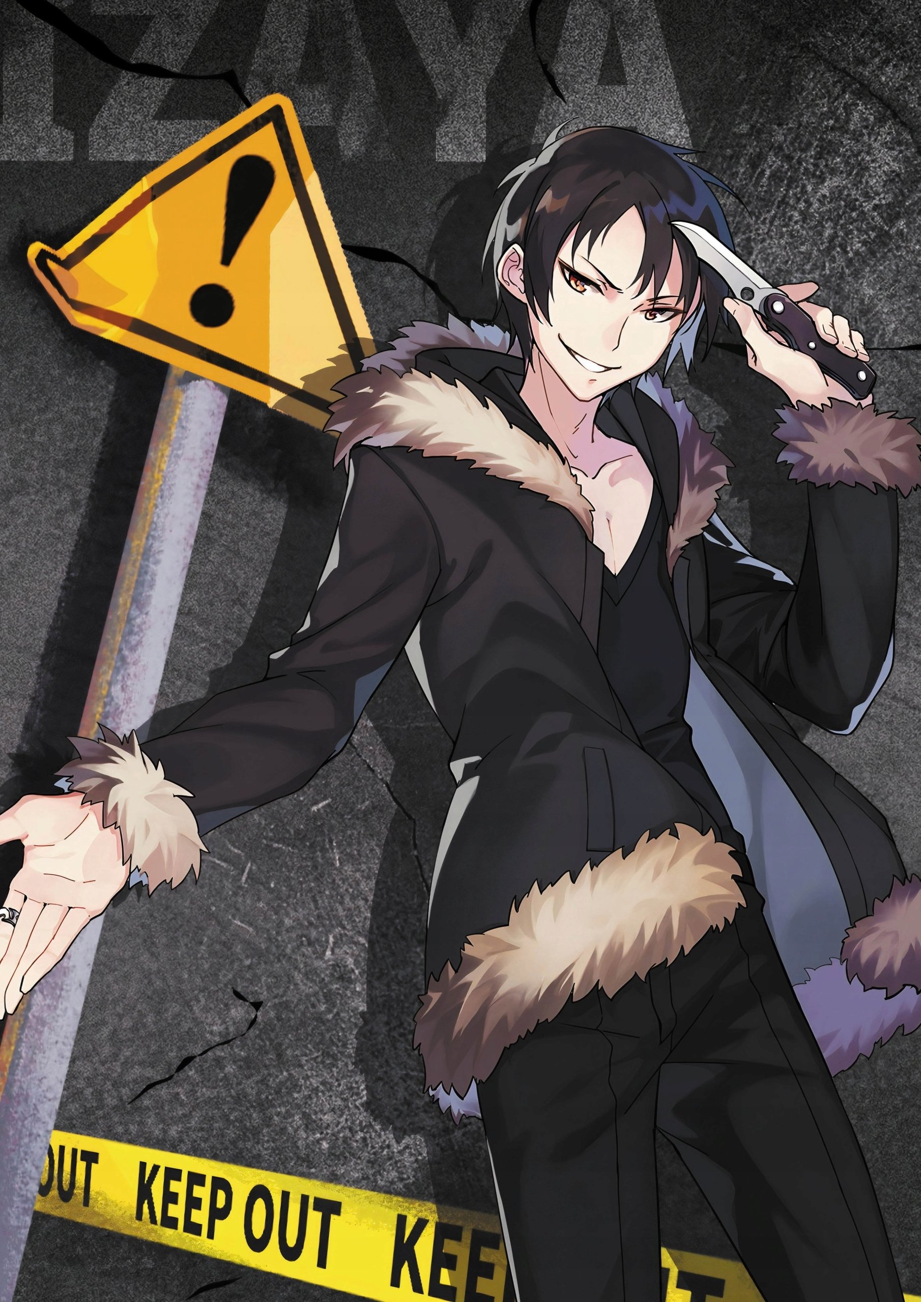 Plakat A1 anime manga Durarara!! Durarara Drrr!!