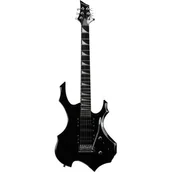 Gitary elektryczne - Gitara elektryczna MUSICMATE MM-G170 Odyssey Czarny - miniaturka - grafika 1