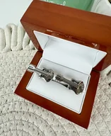 Spinki do mankietów i krawatów - SPINKI DO MANKIETÓW srebrne gitara gitary MUZYK - miniaturka - grafika 1