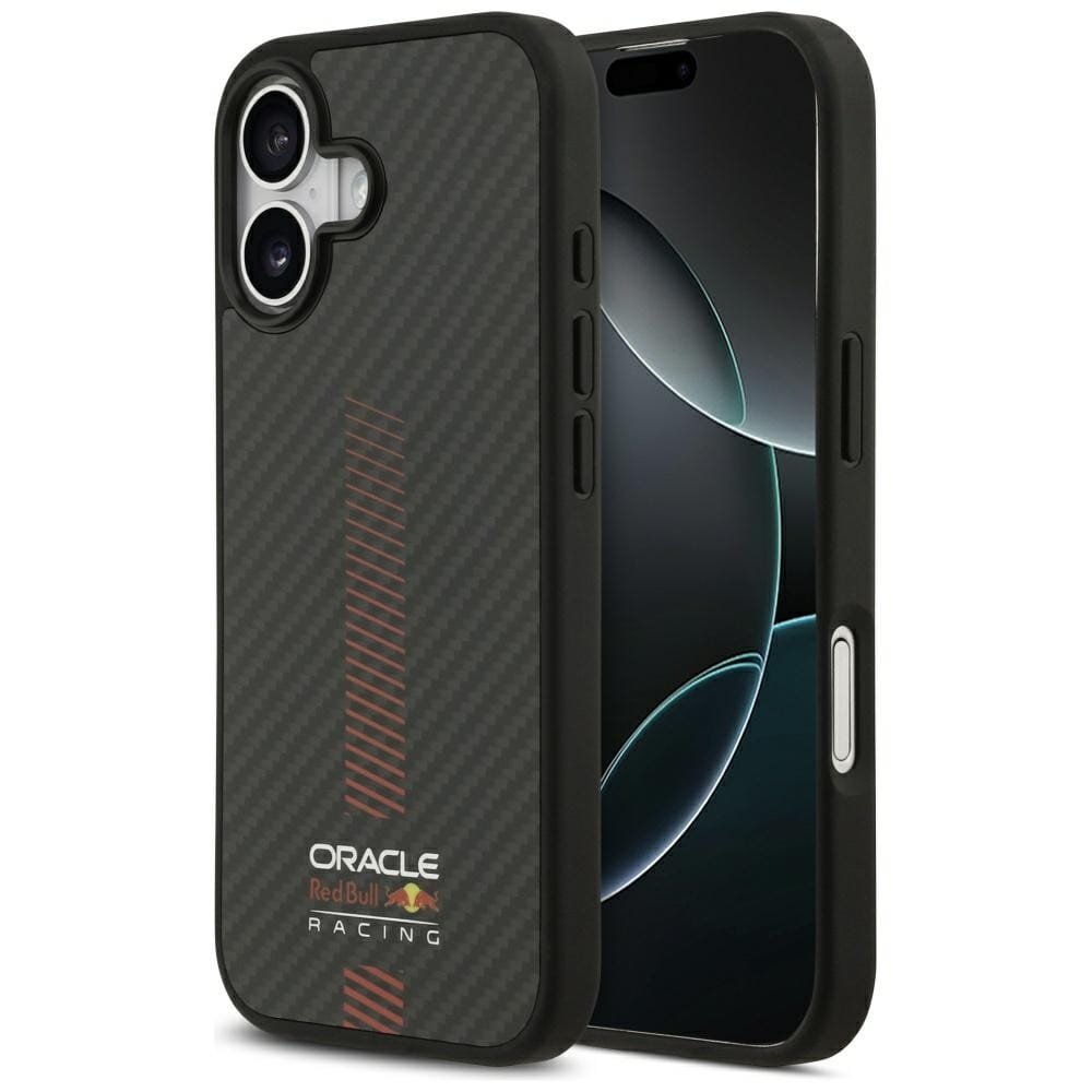 Etui Red Bull Kevlar Powerbar MagSafe do iPhone 17 czarny