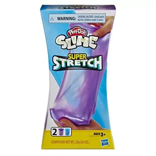 Masa plastyczna PlayDoh Super Stretch 2pak Fioletowa i niebieska - Masy plastyczne - miniaturka - grafika 1