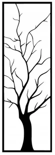 Panel Dekoracyjny Obraz Loft Ażurowy Drzewo J149 - Dekoracje domu - miniaturka - grafika 1