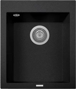 Zlew PLADOS ONE 4110 CZARNY METAL (black metalik 44) (ON411044) - Zlewozmywaki - miniaturka - grafika 1