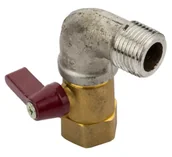 Narzędzia warsztatowe - Zawór kulowy z kolankiem nyp. 1/2"" REDATS D200 - miniaturka - grafika 1