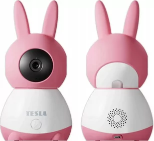 Kamera IP Tesla Smart Camera 360 Baby TSL-CAM-SPEED9S) Biała/Różowa - Elektroniczne nianie i monitory oddechu - miniaturka - grafika 1