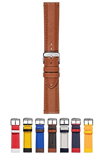 Morellato Pasek unisex, kolekcja LINE SPORT, mod. Rowing, prawdziwa skóra cielęca - A01X5274C91, Jasny Brązowy, 18mm, pasek