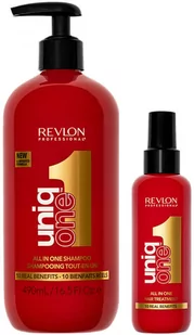 Revlon Professional Uniq One 10w1 All in one - zestaw do wszystkich rodzajów włosów szampon 490ml i maska 150ml 71/zestaw - Zestawy kosmetyków damskich - miniaturka - grafika 1