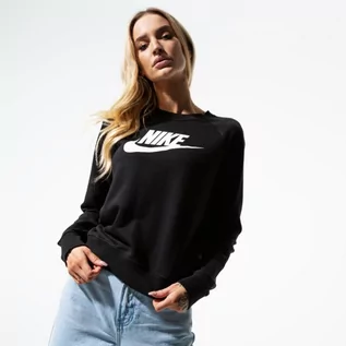 Bluzy damskie - Nike BLUZA W NSW ESSNTL CREW FLC HBR BV4112-010 - grafika 1