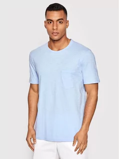 Koszulki męskie - Benetton United Colors Of T-Shirt 3BVXJ1AJ9 Niebieski Regular Fit - grafika 1