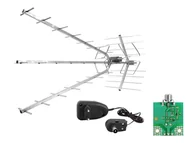 Anteny satelitarne - Antena DVB-T AP-TRIA-UNI COMBO VHF/UHF MUX-8 polaryzacja pionowa(V) lub pozioma(H) aktywna. - miniaturka - grafika 1