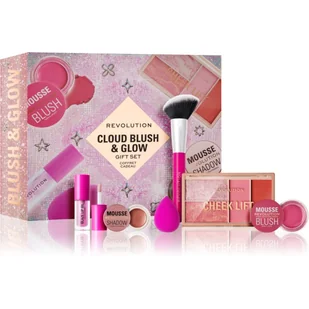 Makeup Revolution Cloud Blush & Glow zestaw do makijażu - Zestawy kosmetyków damskich - miniaturka - grafika 1