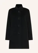 Płaszcze damskie - Icons Cinzia Rocca Płaszcz Wełniany schwarz - miniaturka - grafika 1