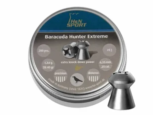Śrut H&N 5,50mm diabolo Baracuda Hunter Extreme 200 szt - Amunicja do wiatrówek - miniaturka - grafika 1