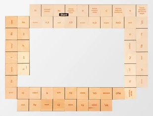 Pilch, gra edukacyjna Chemiczne domino - symbole i wzory - Gry planszowe - miniaturka - grafika 1