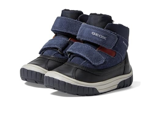 Geox Boy B Omar Boy WPF C Botki, Black Navy, 25 EU