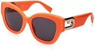 Okulary przeciwsłoneczne - Furla SFU596 Okulary, Shiny Full Orange, 52 damskie, Shiny Full Orange, 52 - miniaturka - grafika 1