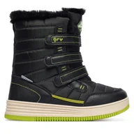 Buty dla chłopców - Śniegowce Garvalin 251847 S Czarny - miniaturka - grafika 1