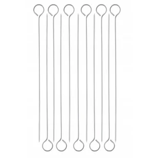 Szpilki do zrazów TADAR, srebrne, 10 szt., 10 cm - Akcesoria do grilla - miniaturka - grafika 1