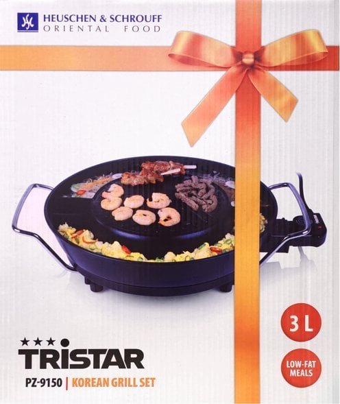 Tristar Grill elektryczny do koreańskiego BBQ z funkcją hot pot 3L, śr. 36cm