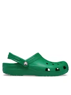 Klapki i japonki męskie - Crocs Klapki Classic Clog 10001 Zielony - miniaturka - grafika 1