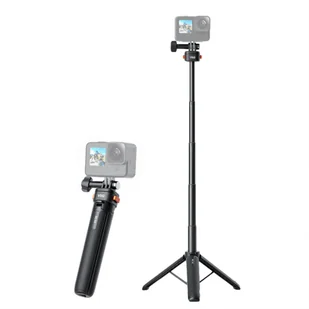 VRIG AC04 Wysuwany statyw selfie stick z magnetyczną głowicą szybkiego montażu, maks. długość 21 cali, zamiennik do GoPro Hero 12/11/10, DJI OSMO Action 3/2, vlog, transmisje na żywo, akcesoria do selfie - Selfie stick - miniaturka - grafika 1