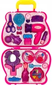 Domki dla lalek - Zestaw piękności mały fryzjer w walizce suszarka dużo akcesoriów - miniaturka - grafika 1