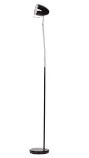 Czarna lampa stojąca do czytania - S883-Mozino - Lampy stojące Czarna lampa stojąca do czytania - S883-Mozino - Lampy stojące - miniaturka - grafika 1