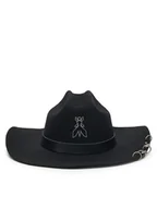 Czapki damskie - Patrizia Pepe Kapelusz 8F0077/A919 K103 Czarny - miniaturka - grafika 1