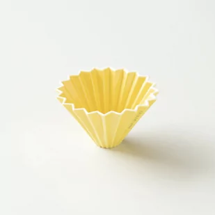ORIGAMI Ceramaiczny Origami Dripper S Żółty 99300440 - Zaparzacze i kawiarki - miniaturka - grafika 1