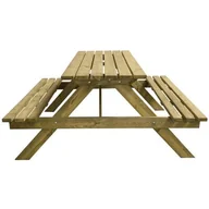 Meble ogrodowe - Stół piknikowy z ławkami - miniaturka - grafika 1