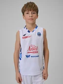 Koszulki dla chłopców - 4F Koszulka meczowa replika domowa z sezonu 2025/26 dziecięca 4F x Anwil Włocławek - biała 98/104 - miniaturka - grafika 1