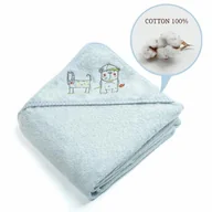 Pościel dla dzieci - Libra- Babies Okrycie Kąpielowe Z Kapturkiem 95X95 - miniaturka - grafika 1