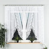 Firany - Firanka gotowa żakardowa ROZALIA 019370-001 250x160 - miniaturka - grafika 1