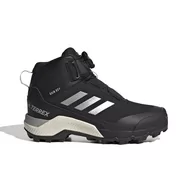 Buty trekkingowe damskie - Buty zimowe chłopięce adidas TERREX WINTER MID czarne FU7272-37 1/3 - miniaturka - grafika 1