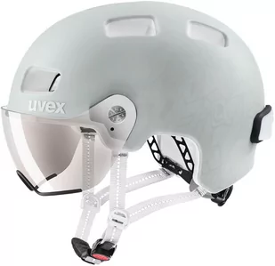 UVEX Rush Visor Helmet, szary 55-58cm 2022 Kaski rowerowe - Kaski rowerowe - miniaturka - grafika 1