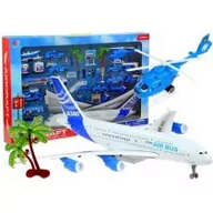 Zabawki zdalnie sterowane - Lean Toys Zestaw Lotnisko Samolot Helikopter Aircraft 30PCS - miniaturka - grafika 1