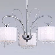 Lampy sufitowe - Italux SPAN MDM1583 / 3 WH Żyrandol MDM1583/3 WH - miniaturka - grafika 1