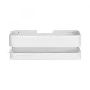 Półka prysznicowa 25 cm nexio, white kod: B66332 - Mydelniczki i dozowniki mydła - miniaturka - grafika 1