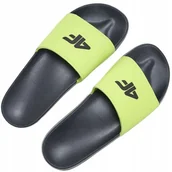 Klapki i japonki męskie - Klapki męskie sportowe na basen plaże po domu 4F M011 wygodne R. 42 - miniaturka - grafika 1