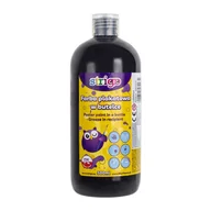 Farby i media malarskie - Farba Plakatowa Strigo W Butelce, 500 Ml Czarna - miniaturka - grafika 1