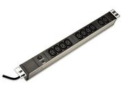 Listwy zasilające - Digitus Listwa zasilająca PDU 19"" RACK 10xC13, kabel 2m z wtykiem C14 1_641589 (A-19-STRIP-6-IMP) - miniaturka - grafika 1