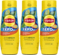 Syropy i koncentraty owocowe - 3x Syrop do SodaStream Lipton Ice Tea Brzoskwinia Zero 440ml - miniaturka - grafika 1
