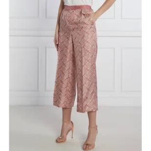 Beatrice B Jedwabne spodnie | Relaxed fit - Spodnie damskie - miniaturka - grafika 1
