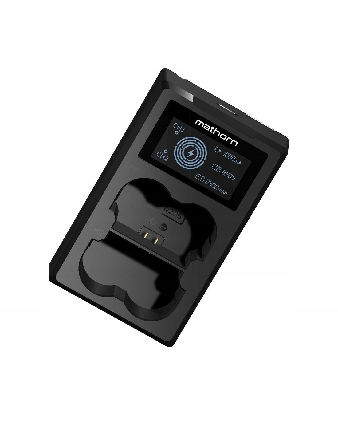 Ładowarka do aparatu Mathorn Ładowarka dwukanałowa Mathorn MBC-D151 USB-C do Panasonic DMW-BLC12