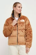 Kurtki damskie - The North Face kurtka puchowa damska kolor beżowy zimowa - miniaturka - grafika 1